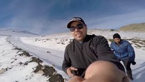 ski com pouca neve do Mauricio  - Mt Hutt - NZ