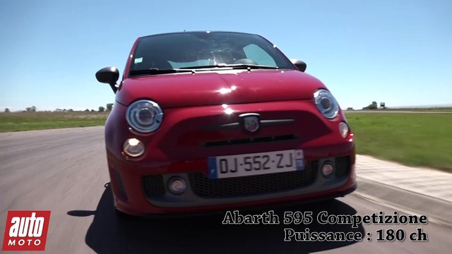 2015 Abarth 595 Competizione vs Ford Fiesta ST : 200m départ arrêté - Spécial GTi