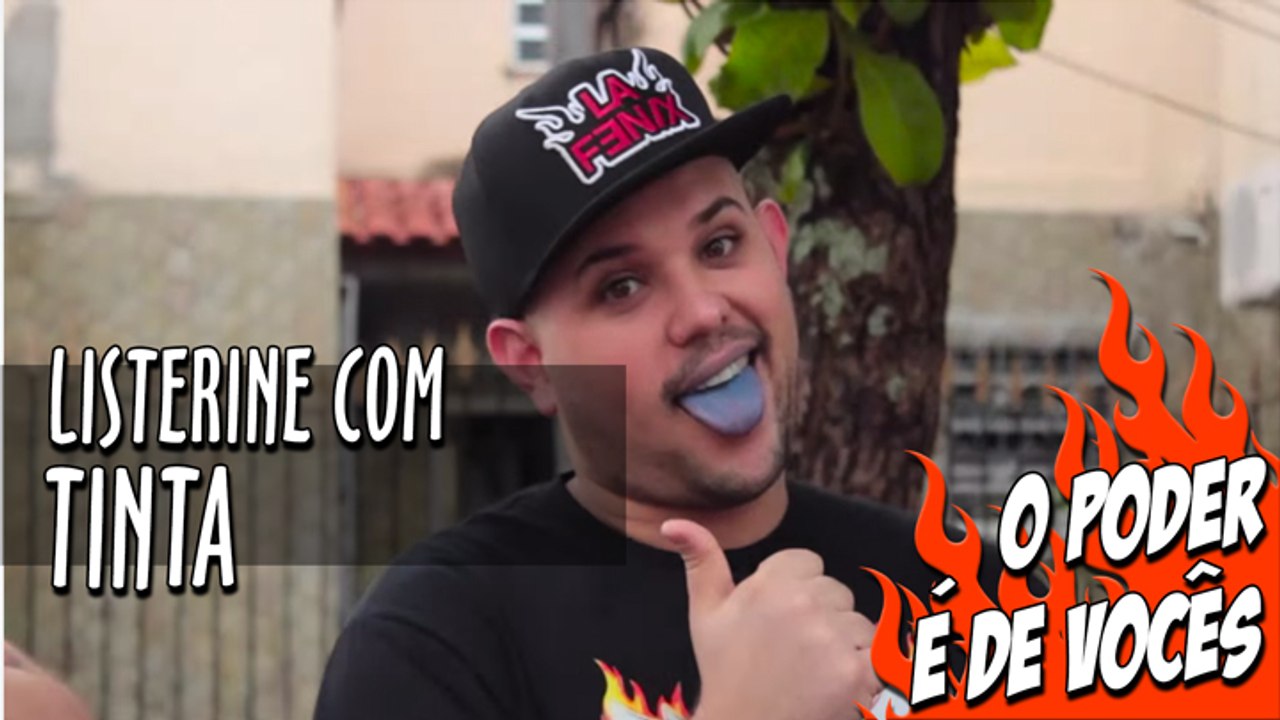 Pegadinha do Listerine com Tinta
