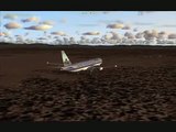 FS2004- Boeing 777-300 Landing (EDW)