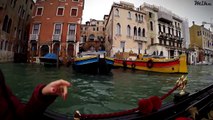 Italy - Venice. Gondola ride. GoPro+Gimbal