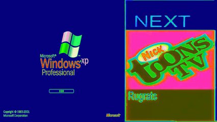 Windows XP on Nicktoons TV UK in Clearer
