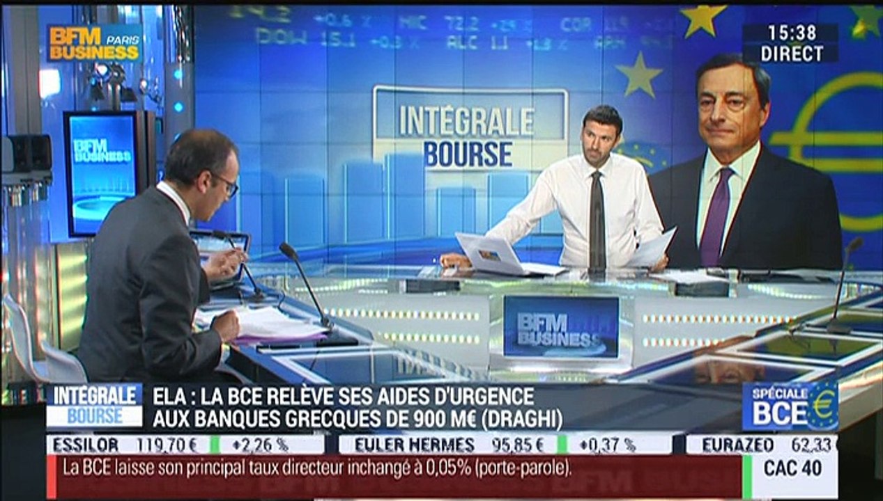 Spéciale BCE: Les mesures annoncées par Mario Draghi permettront-elles une réouverture rapide des banques grecques ?: Frederik Ducrozet et Benaouda Abdeddaïm - 16/07