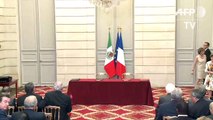 Mexican President Enrique Pena Nieto rounds up his official visit to  France with the signing of treaties at the Elysée (REPLAY) (2015-07-16 17:23:40 - 2015-07-16 17:42:33)
