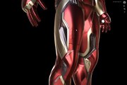 Realistic 3D Model: Iron Man Mark 45 in Marmoset Toolbag 2 Viewer