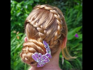Flower Hairstyles  For Girls