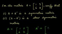 [C12E3.3Q8] CBSE 12 Maths NCERT Chapter 3 Matrices Video Solution Lecture