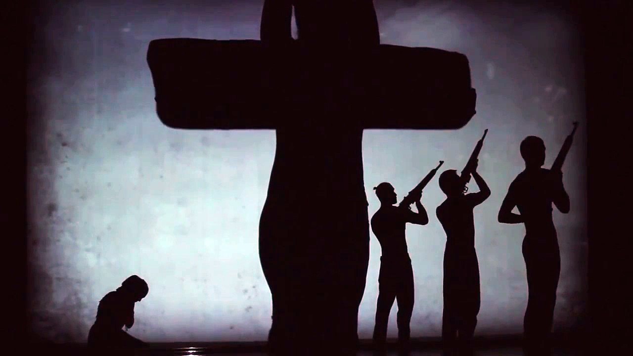 HEARTBREAKING STORY! Maidan, War in UKRAINE!!! Shadow theatre performance