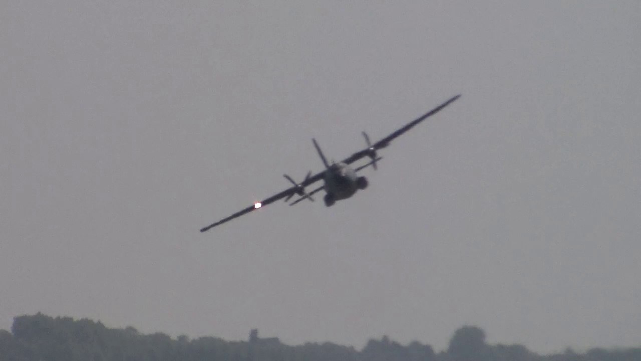 L'au revoir du TRANSALL C160 à Prouvy (16 Juillet 2015 )