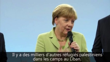 Angela Merkel fait pleurer une jeune réfugiée palestinienne