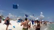 Blue Angels Buzz Beach | Jets Send Umbrellas, Tents Flying