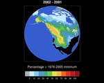 Noah Diffenbaugh: Animation of Impacts of Global Warming on Snow