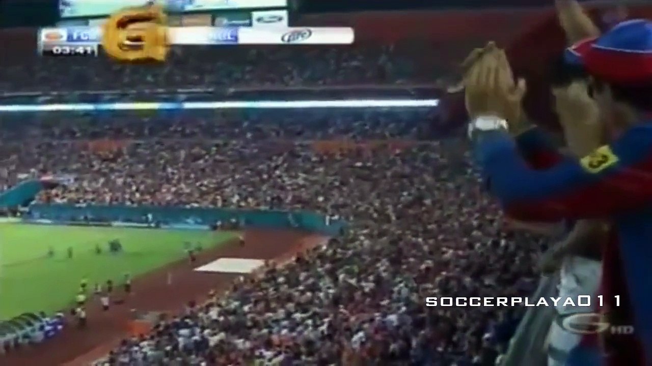 Chivas vs Barcelona 4-1 Todos Los Goles 8/4/2011