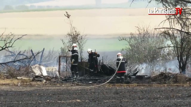 Incendie à Fresnoy-en-Thelle : 13 hectares de champ réduits en cendres