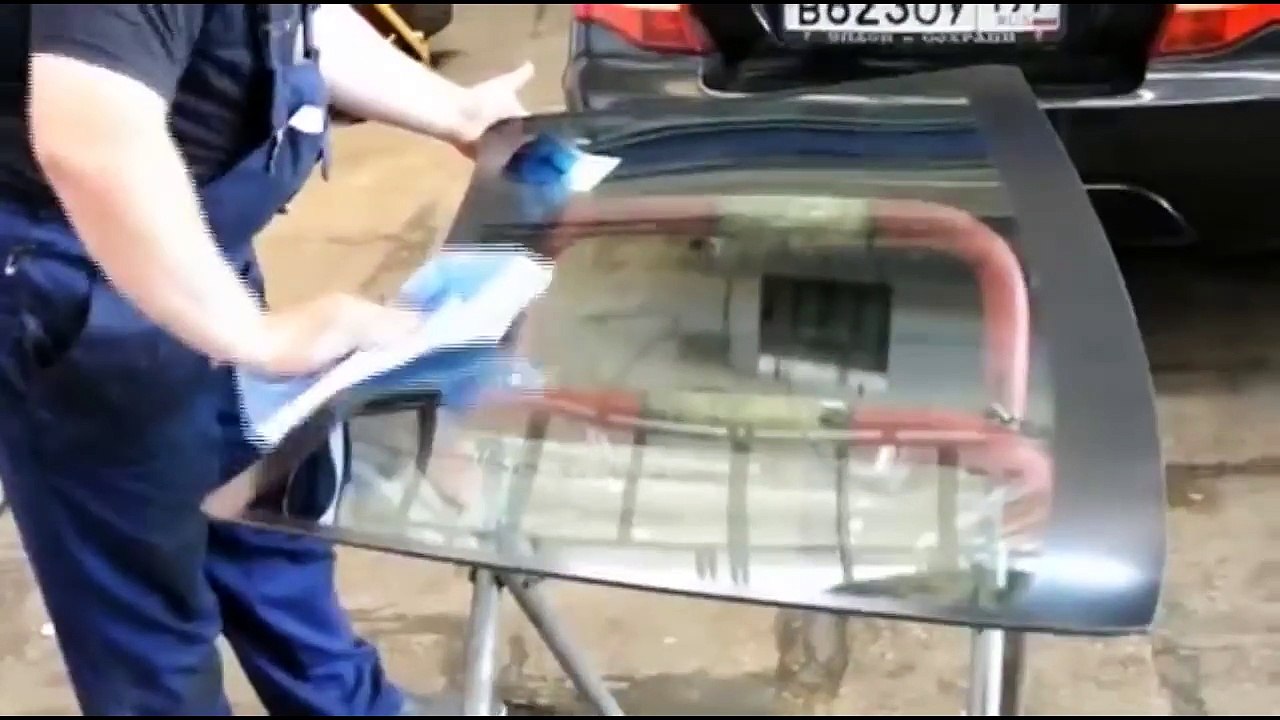 снятие лобового стекла