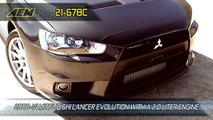 Installation of the AEM air intake system for the 2008-2014 Mitsubishi Lancer Evolution 2.0L