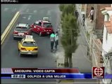 América Noticias - 141013 - Arequipa: cámara de vigilancia captó golpiza a mujer
