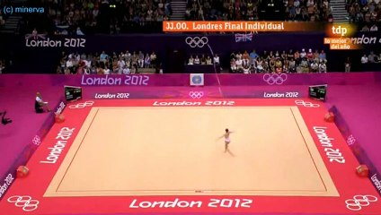 Silviya Miteva Ribbon AA Final - Olympic Games 2012