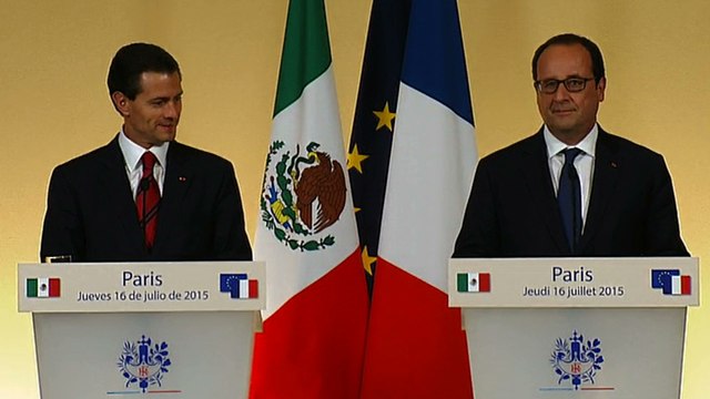 Déclaration conjointe à la presse du président Enrique PEÑA NIETO et du président François HOLLANDE