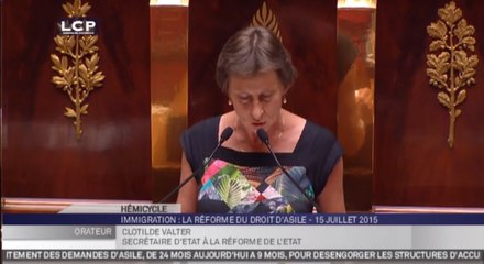 TRAVAUX ASSEMBLEE 14E LEGISLATURE : Discussion du projet de loi sur la réforme du droit d'asile