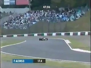 F1 Suzuka 2001 Fernando Alonso Minardi European PS01