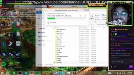RAIDFORUMS RAID, Dumb kid tries to delete system32 and fails, also believes fake donations