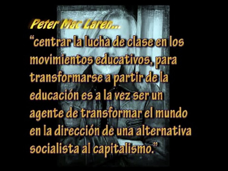 Teoría de la Pedagogía Crítica. Escuela y Reproducción Social.