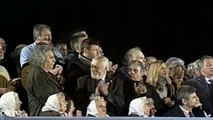 26 de JUL. Inauguración retrato gigante de Eva Perón en su honor. Cristina Fernández