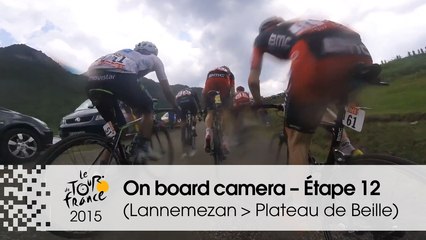 Caméra embarquée / On board camera - Etape 12 (Lannemezan / Plateau de Beille) - Tour de France 2015