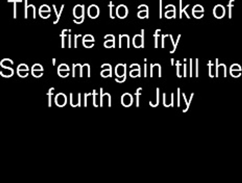 nirvana - lake of fire (lyrics)