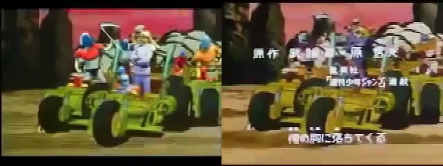 Fist of The North Star - Live-Action OP Parody (Side-by-side Comparison)