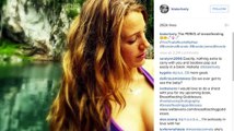 Blake Lively Instagrams a Breastfeeding Photo on Tropical Set