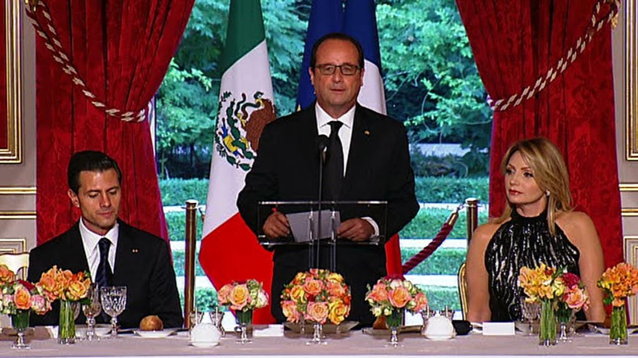 Toasts lors du dîner d’Etat en l’honneur de M. Enrique PEÑA NIETO, Président du Mexique
