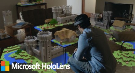 HoloLens : Minecraft Demonstration HD 1080p 30fps - E3 2015