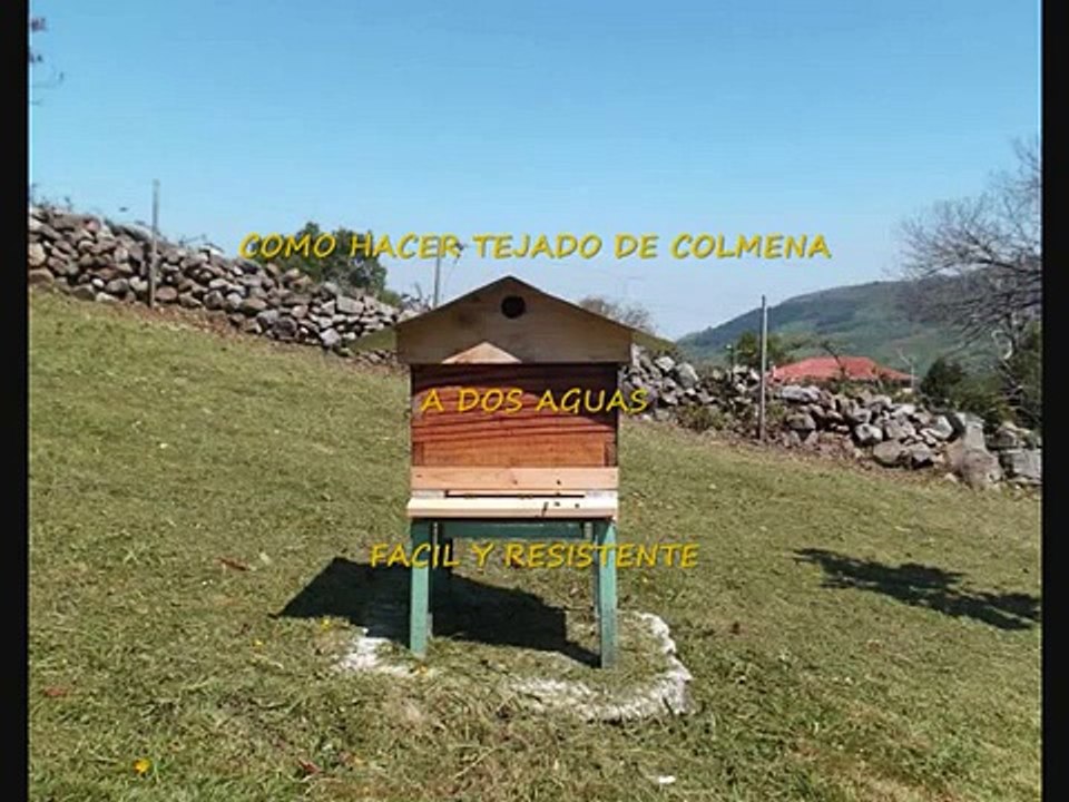 Hacer tejado de colmena a dos aguas
