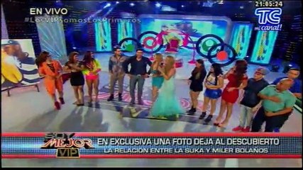 SEM - VIP: ¡EXCLUSIVA! 'La Suka' y Miller Bolaños besándose.