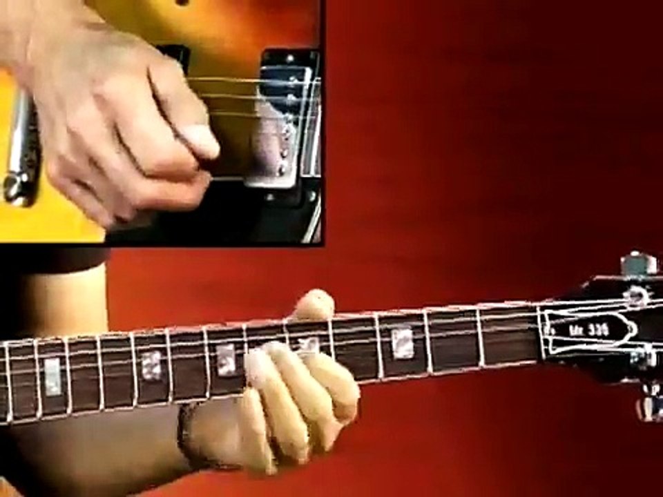 Blues Guitar Lesson - Soloing Key of A Blues Shuffle - Larry Carlton