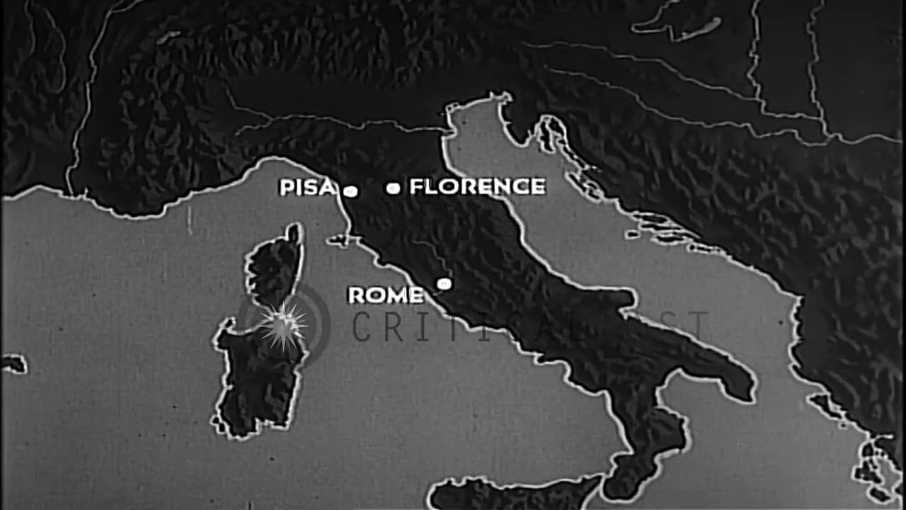 US Army Air Forces A-36 fighter bombers attacking lines of communication in Italy...HD Stock Footage