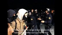 HUELGA GENERAL 14 N Granada - Piquetes en Dhul y Policía cargando