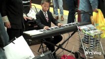 Amazing 7 Year Old Asian Boy Plays Beethoven Mozart Piano Classics In NYC Subway