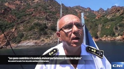Sécurité des loisirs nautiques entre Scandola et Girolata : "Les gens contrôlés étaient parfaitement en règle"
