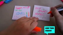 How to make your own sticky notes! M's craft tutorials