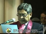 Discurso del Presidente del Gobierno Regional Cusco - Ceremonia de Entrega de Credenciales