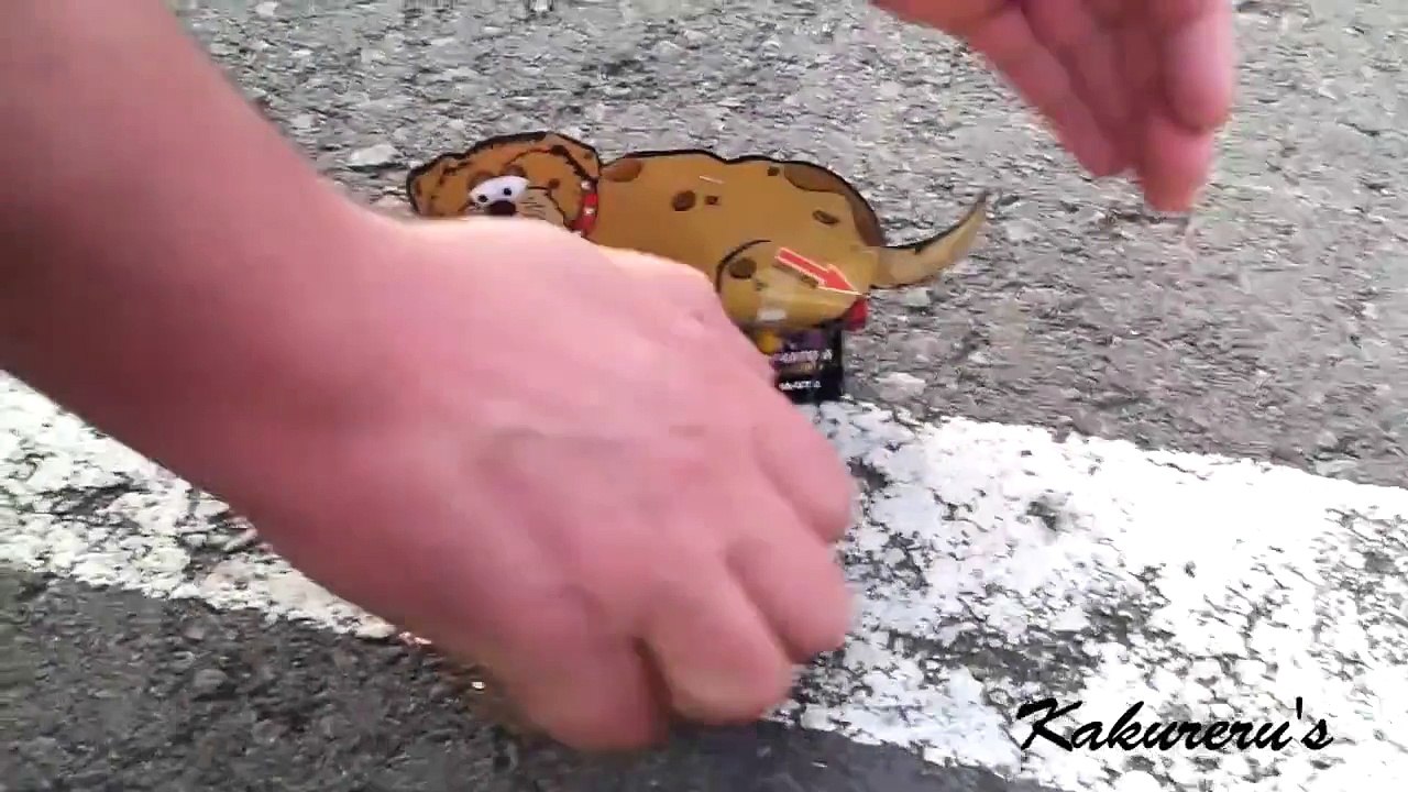 pooping dog firework - poopy pooch, poopy pup