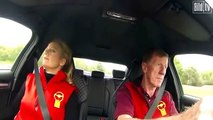 Rally Driver Scares German TV Host Funny Video