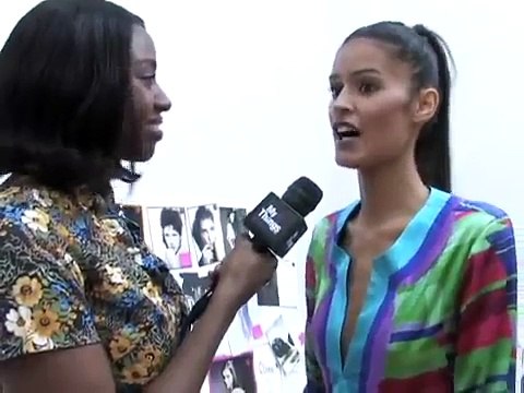Jaslene Gonzalez Interview - Mercedes Benz Fashion Week New York Spring 2009