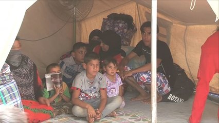 ظروف صعبة لنازحي الفلوجة والرمادي