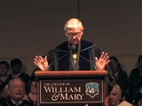 Commencement 2012: President Taylor Reveley's closing remarks