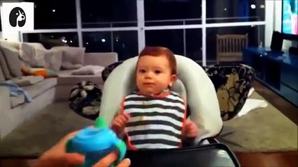 【赤ちゃんおもしろ映像】パパのげっぷに超ビックリな海外の赤ちゃん集！