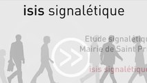 étude signalétique - mairie de Saint-Priest - Bureau d'étude ISIS SIGNALETIQUE Lyon